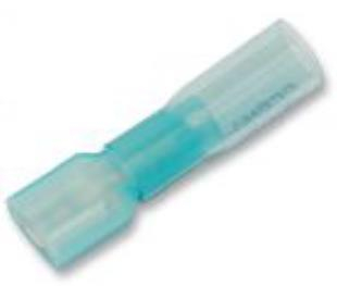 Namz - Namz Heat Shrink 0.25in. Female Quick Disconnect for 14-16 Gauge Wire - NIS-19164-0050