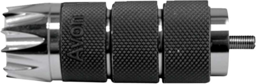 Avon Grips - Avon Grips Excalibur Air Cushioned Shifter Peg - Chrome - SP-AIR-90-CH-EX