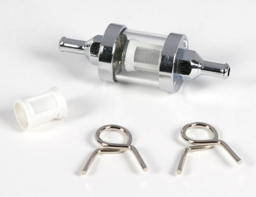 Emgo - Emgo Universal Fuel Filter - 1/4in. - Glass Filter - 14-34451