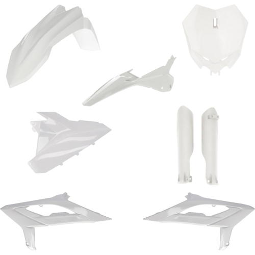 Acerbis - Acerbis Full Plastic Kit - White - 2979660002