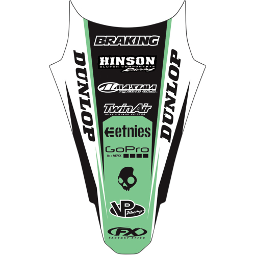 Factory Effex - Factory Effex Rear Fender Graphics Kit - Style 16 - 19-32124