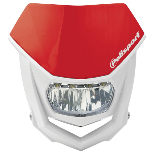 Polisport - Polisport Halo LED Headlight - Red/White - 8667100006