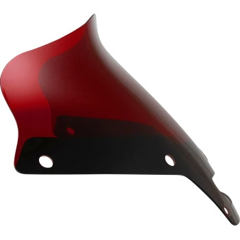 Klock Werks - Klock Werks Kolor Flare Windshield - 6in. - Red - KWW-02-0622