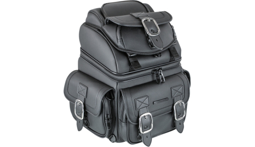 Saddlemen - Saddlemen BR1800D Sissy Bar Bag - Black - EX000971