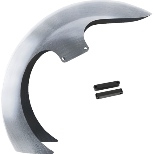 Paul Yaffe Originals - Paul Yaffe Originals OEM DEI Front Fender with Black Adapters - 19in. - PYO:DEI-OEM-23CVO-B