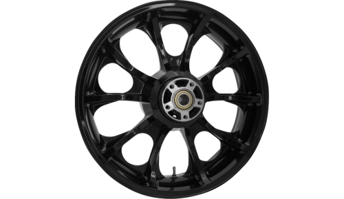 Coastal Moto - Coastal Moto Precision Cast Largo 3D Rear Wheel - 18in. x 5.5in. - Solid Black - 3D-LGO185SB-ABST