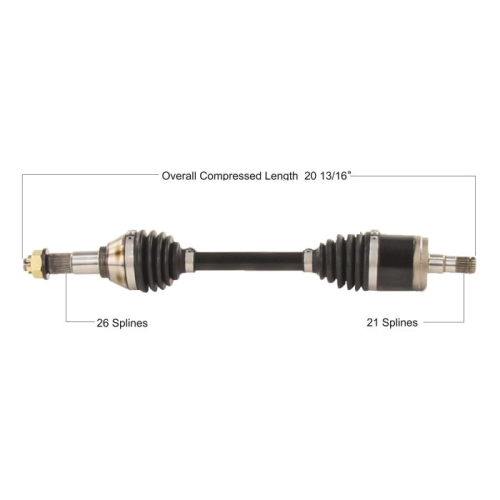 TYTANEUM - TYTANEUM Heavy Duty CV Axle - CAN-6074HD
