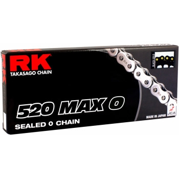 RK - RK 520 Max-O Chain - 120 Links - Black/Gold - 520MAXO-120-BG