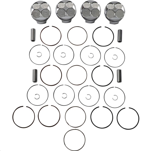 J.E. Pistons - J.E. Pistons FSR Piston Kit - 1.00mm Oversize to 68.00mm, 13.5:1 Compression - 274099