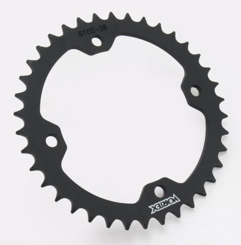 Vortex - Vortex Steel Rear Sprocket - Black - 38T - 610S-38