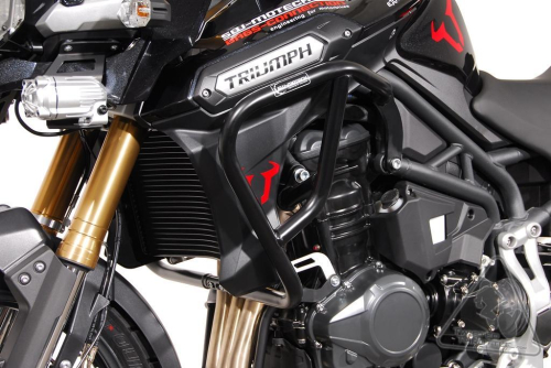 SW-MOTECH - SW-MOTECH Crash Bars Engine Guards for Triumph Explorer 1200 & Explorer 1200 XC - Black - SBL.11.485.10000/B
