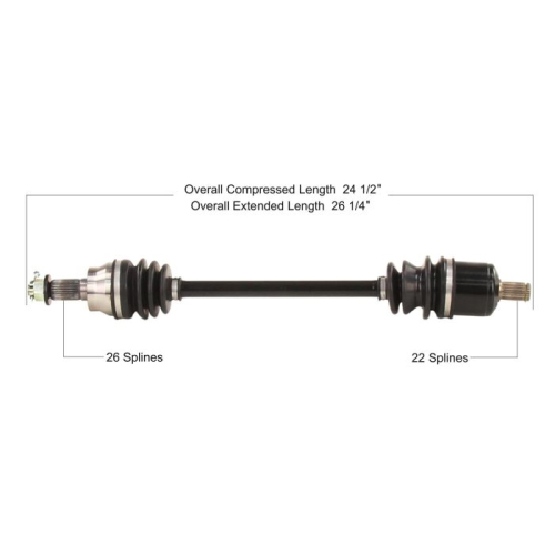 TYTANEUM - TYTANEUM OE Style CV Axle - POL-7090