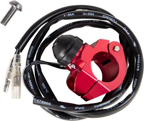 Fire Power - Fire Power Single Bolt Clamp Kill Switch - Red - KS-02 RED