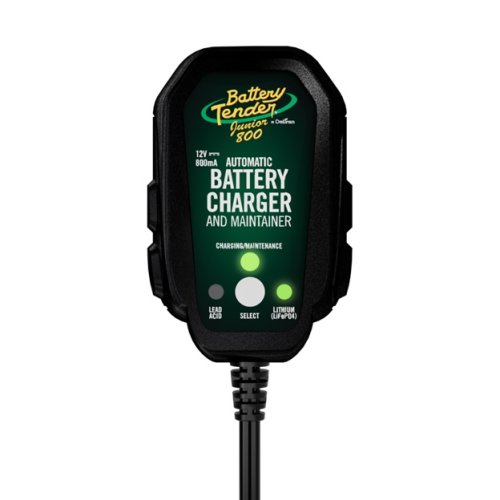 Battery Tender - Battery Tender Junior 12V 800 Selectable Lead Acid/Lithium Charger - 0220199