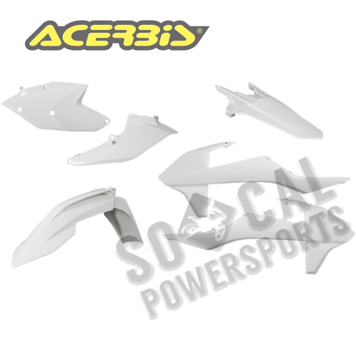 Acerbis - Acerbis Plastic Kit - White - 2421070002