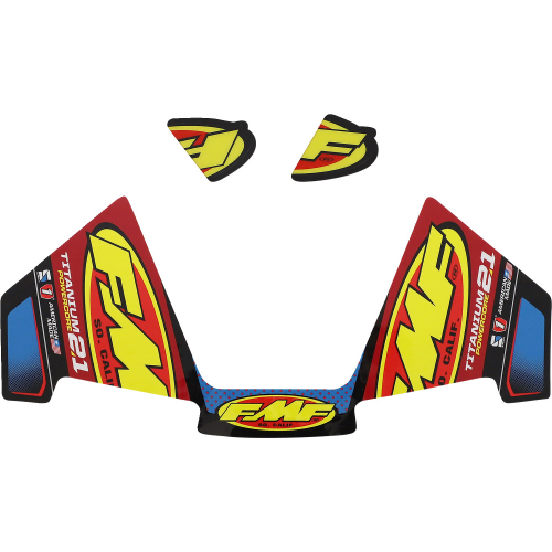 FMF Racing - FMF Racing Exhaust Replacement Decal - Titanium Powercore 2.1 - 014950
