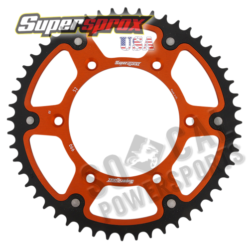 Supersprox - Supersprox Stealth Rear Sprocket - 52T - RST-990-52-ORG