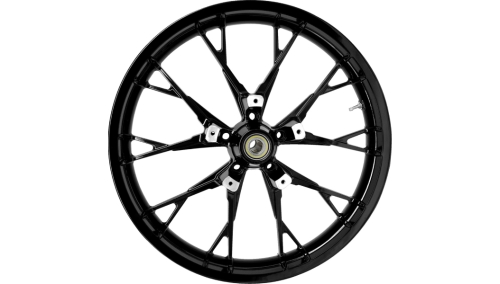 Coastal Moto - Coastal Moto Precision Cast Marlin 3D Front Wheel - 21in. x 3.5in. - Black - 3D-MAR213SB-ABST