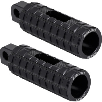 Arlen Ness - Arlen Ness SpeedLiner Footpegs - Black - 400-036