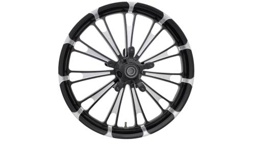 Coastal Moto - Coastal Moto Moto Forged Fuel Aluminum Front Wheel - 19in.x3in. - Black Cut - FUL-193-BC-ABST