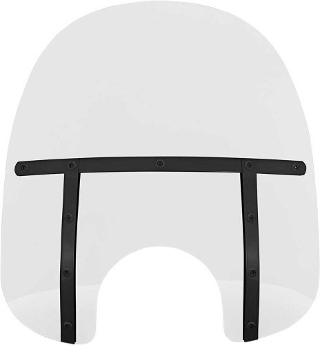 Memphis Shades - Memphis Shades Memphis Fats Windshield (7in. Cutout) - 17in. - Night Shades Clear - MEB3210