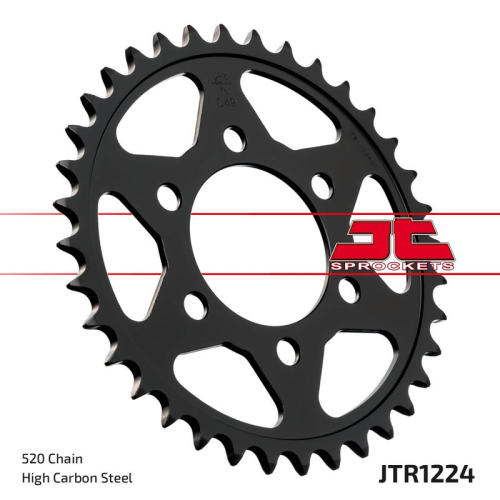 JT Sprockets - JT Sprockets Steel Rear Sprocket - 36T - JTR1224.36
