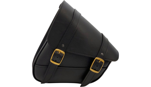 Willie & Max - Willie & Max Brass Monkey Triangulated Swingarm Bag - Black - 59776-08