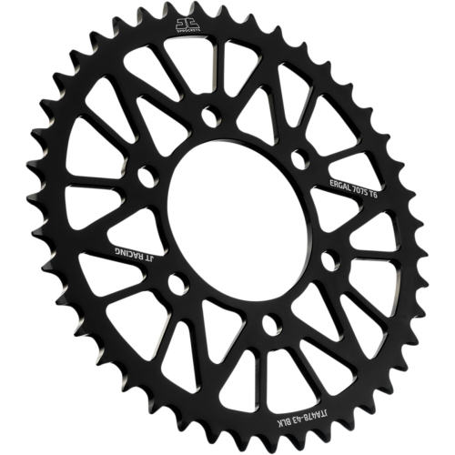 JT Sprockets - JT Sprockets RaceLite Aluminum Rear Sprocket - 43T - JTA478.43BLK