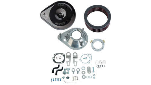S&S Cycle - S&S Cycle Teardrop Air Cleaner Kit - Black - 170-0307E