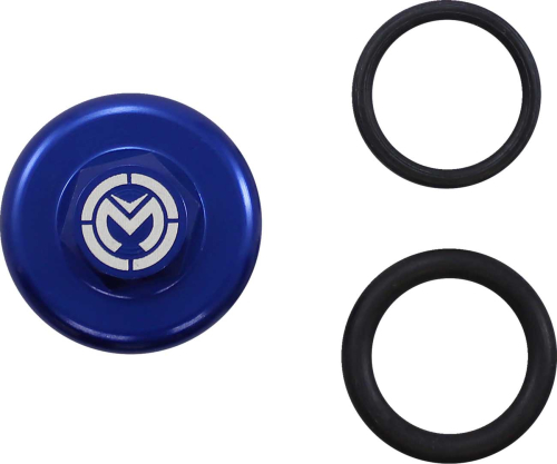 Moose Racing - Moose Racing Aluminum Oil Fill Plug - Blue - 0950-0970