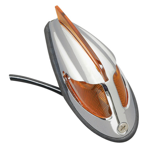 K&S Technologies - K&S Technologies Fender Light with Fin - Amber - 25-5138