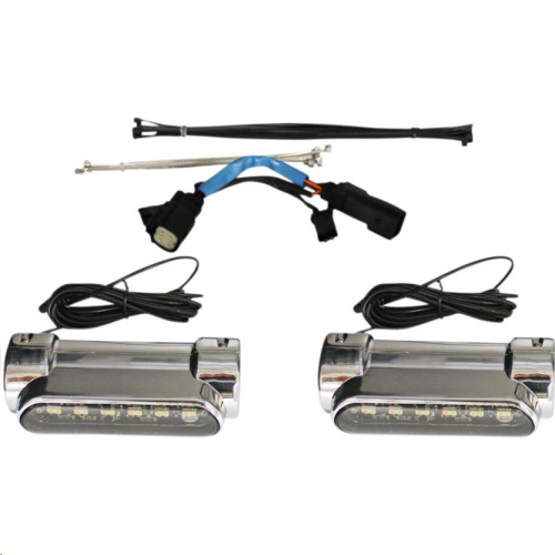 Custom Dynamics - Custom Dynamics Engine Guard LED - Chrome - CD-CB-AW-SS6-C