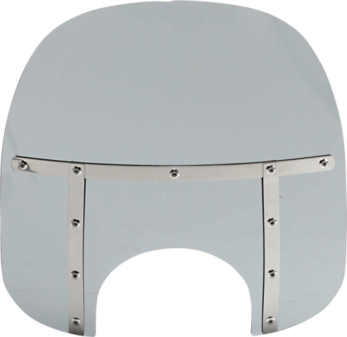 Memphis Shades - Memphis Shades Memphis Fats Windshield (9in. Cutout) - 17in. - Black Smoke - MEM36212