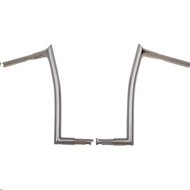 Fat Baggers, Inc. - Fat Baggers, Inc. 1-1/4in. EZ Install Pointed Top Handlebars - Chrome - 907016
