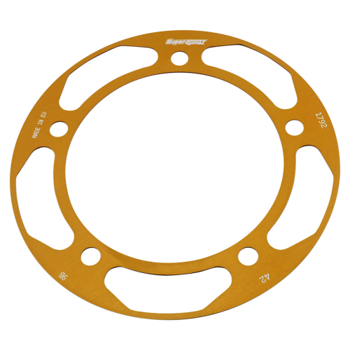 Supersprox - Supersprox Edge Disc Insert - 42T Rear Sprocket - Gold - RACD1792-42-GLD