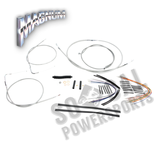 Magnum - Magnum Stainless Steel XR Handlebar Installation Kit for 12-14in. Ape - 589441