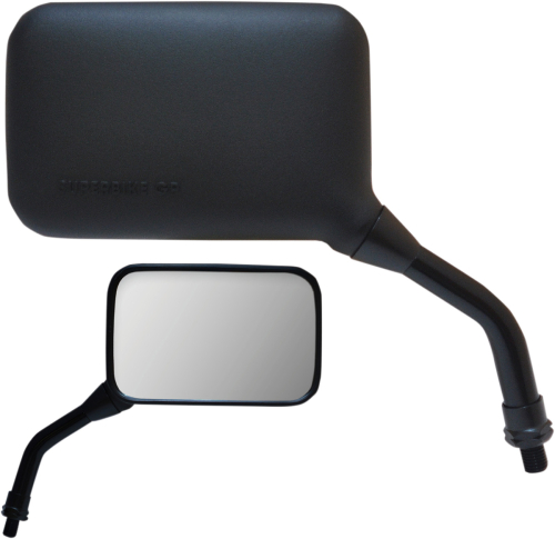Parts Unlimited - Parts Unlimited AX Mirror - Right Side - Yamaha Reverse Thread - Short Stem (4in.) - 0640-0925