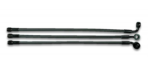 Magnum - Magnum Black Pearl Designer Series ABS Front Upper Brake Line - 10mm. 180deg. Banjo - 27in. - AS47627