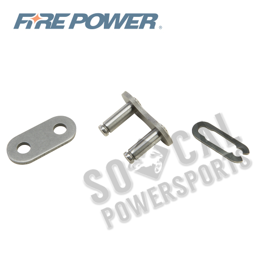 Fire Power - Fire Power Clip Master Link for 520 Standard Chain - Natural - 520FPS-SPJ