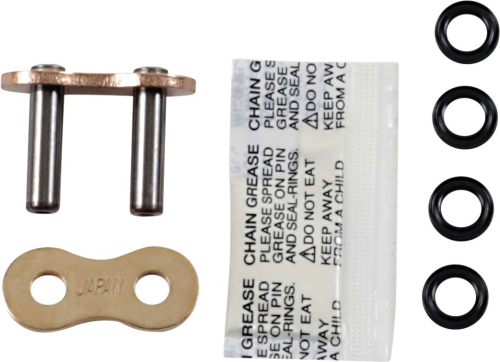 EK Chain - EK Chain Rivet Connecting Link for 525 SRX2 Series Chain - Gold - 525SRX2-MLJ/G