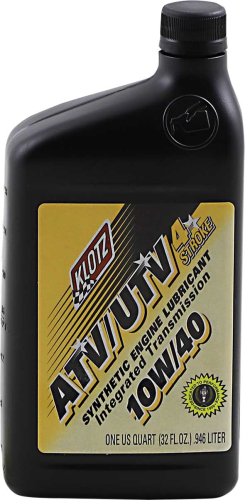 Klotz Oil - Klotz Oil ATV/UTV Synthetic 4T Engine Lubricant - 10W40 - 1qt. - ATVUTV-1040