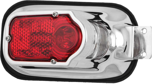 HardDrive - HardDrive Taillight Assembly - Tombstone - Chrome - 12-0014