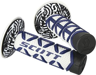 Scott USA - Scott USA Diamond MX Grips - Blue/White - 219626-1006