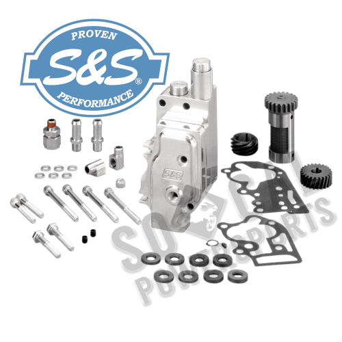 S&S Cycle - S&S Cycle HVHP (High Volume High-Pressure) Oil Pump Kit with Universal Cover - 31-6302