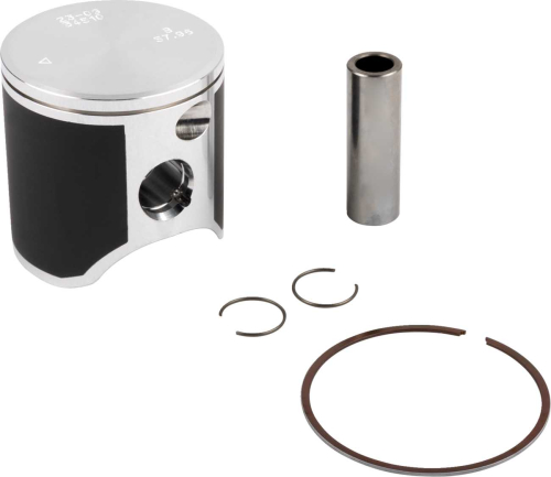 Vertex - Vertex Cast Big Bore Piston Kit (144cc) - 4.00mm Oversize to 61.96mm, Standard Compression - 23335B
