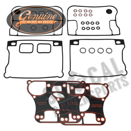 James Gasket - James Gasket Rocker Box Gasket Kit - Metal Base - 17042-92-X