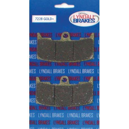 Lyndall Racing Brakes - Lyndall Racing Brakes Gold+ Brake Pads - 7228-GPLUS