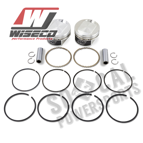 Wiseco - Wiseco K Piston Kit (73ci., Domed) - .010in. Oversize to 3.508in., 10.5:1 Compression - K1747