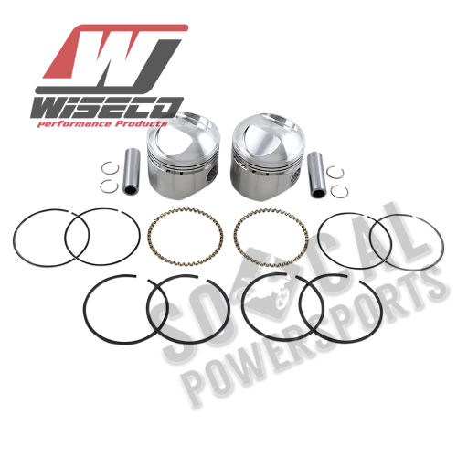 Wiseco - Wiseco K Piston Kit (74ci., Domed) - .060in. Oversize to 3.497in., 9:1 Compression - K1611