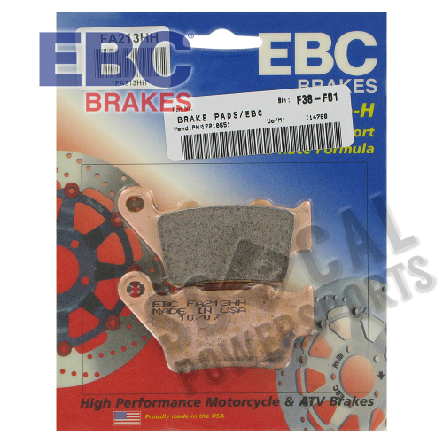 EBC - EBC Double-H Sintered Brake Pads - FA213HH